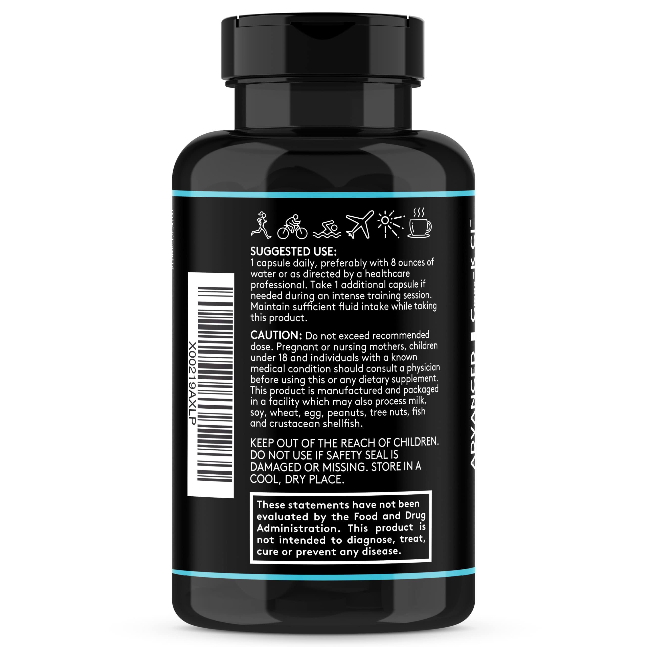 Youth & Tonic keto-friendly label supports carb-conscious hydration.