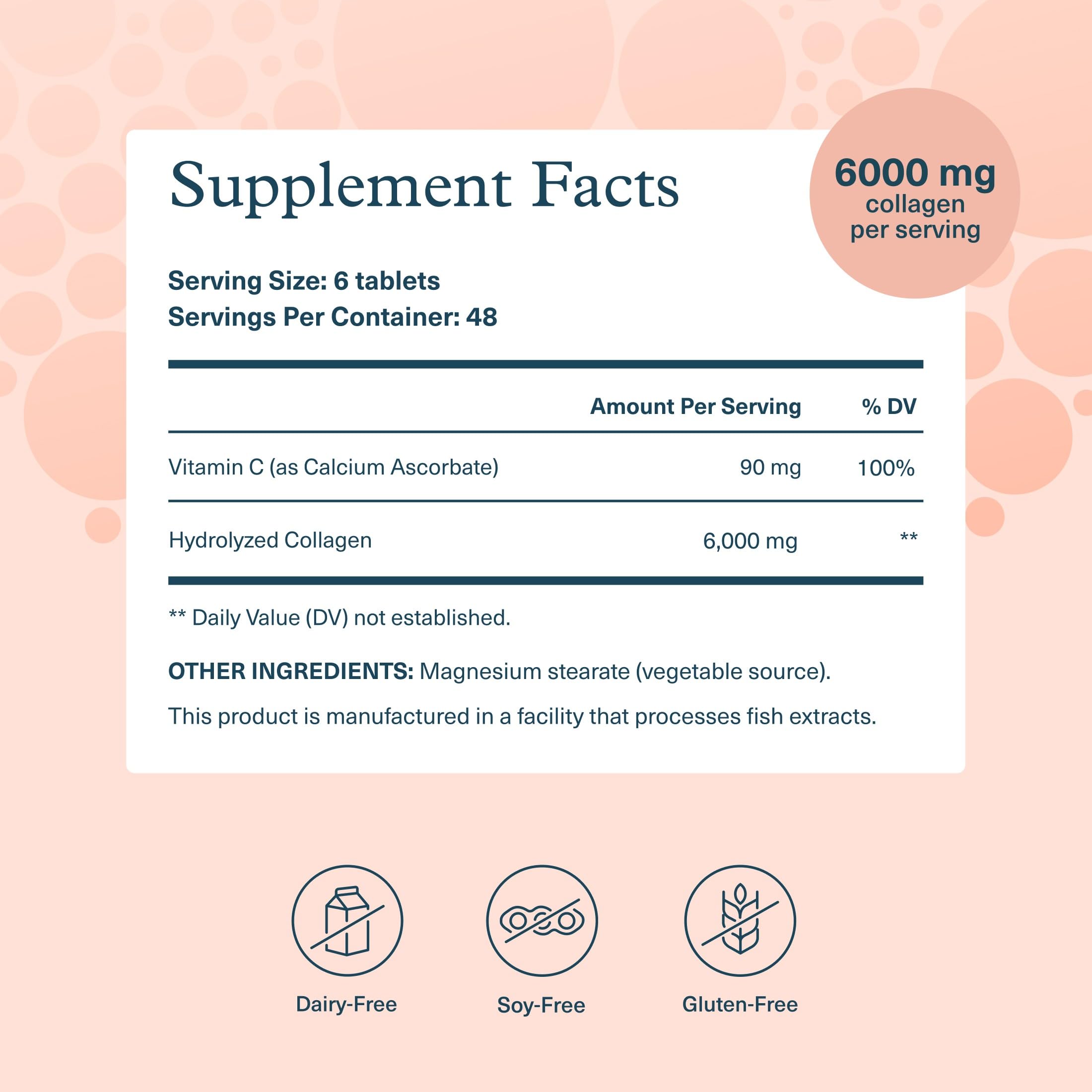 Youtheory Advanced Collagen tablets closeup highlights small capsules aiding daily beauty and mobility.