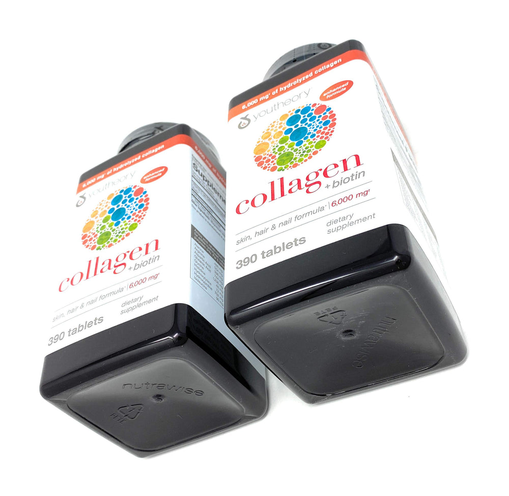 Hands holding Youtheory bottle for on-the-go supplementation support
