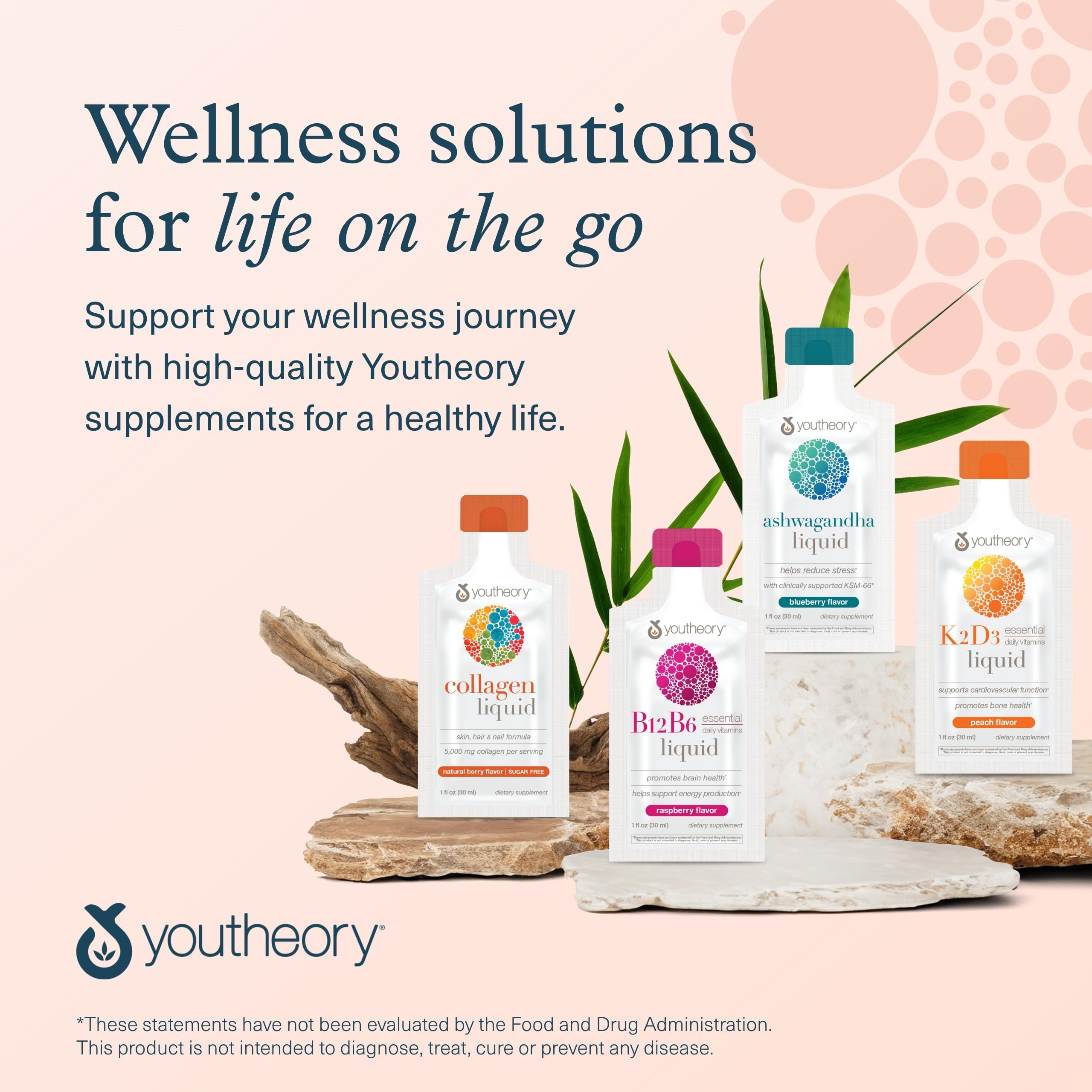 Youtheory Collagen Liquid Berry GMP-certified facility logo on packaging