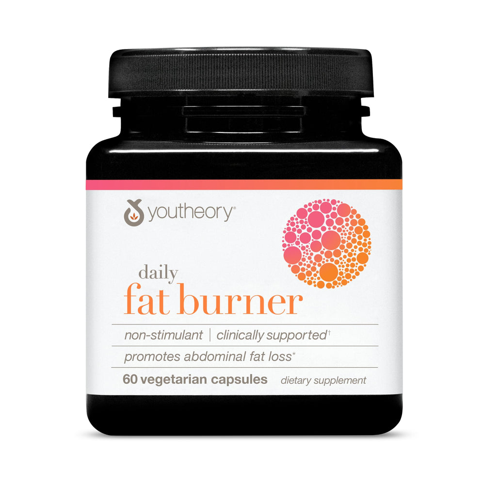 Youtheory Daily Fat Burner bottle front view for metabolism support
