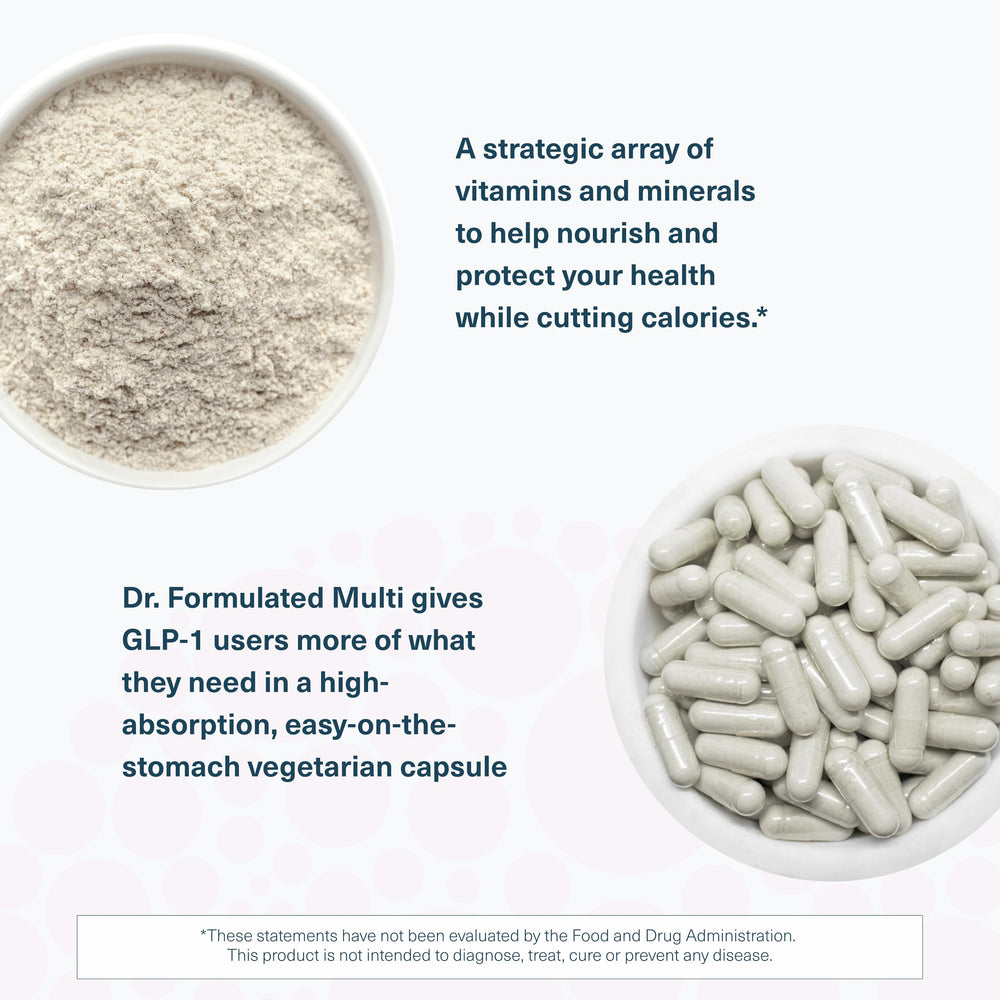 Youtheory High Potency Multi GLP-1 Support bottle scene suggests daily wellness routine.