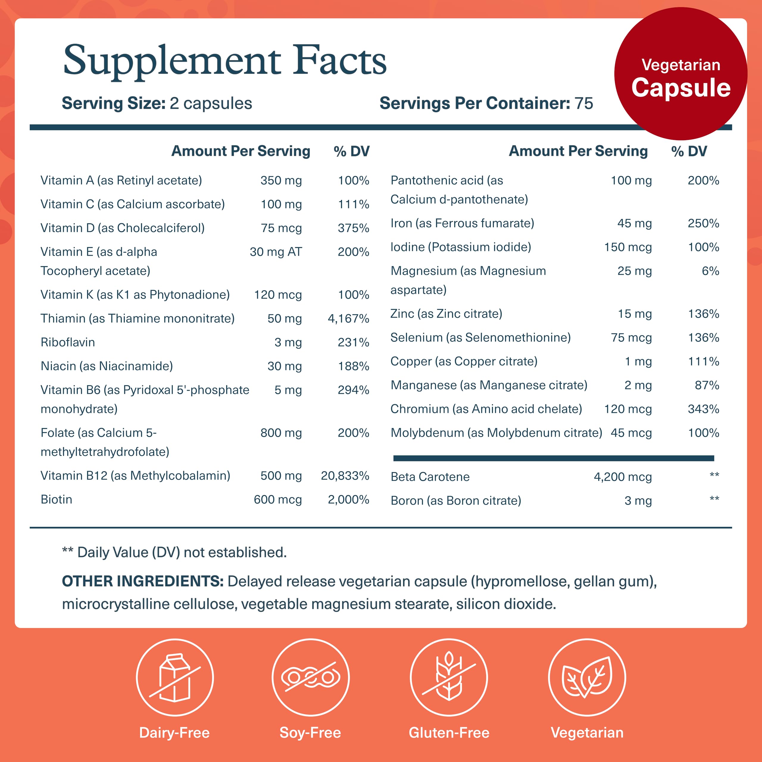 Youtheory High Potency Multi GLP-1 Support capsules closeup highlights highly absorbable vitamins.