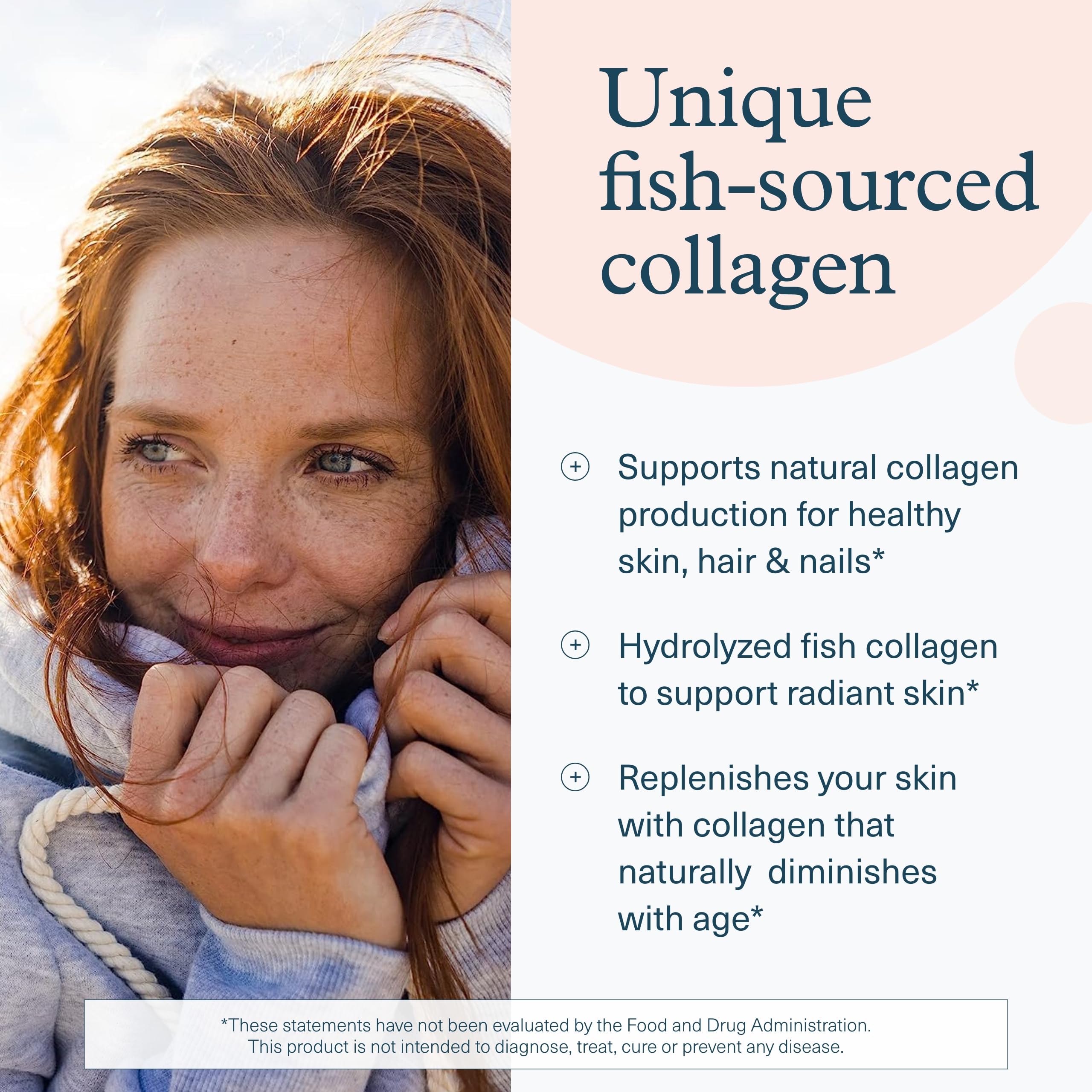 Youtheory Marine Collagen label featuring vitamins and minerals for a balanced profile.