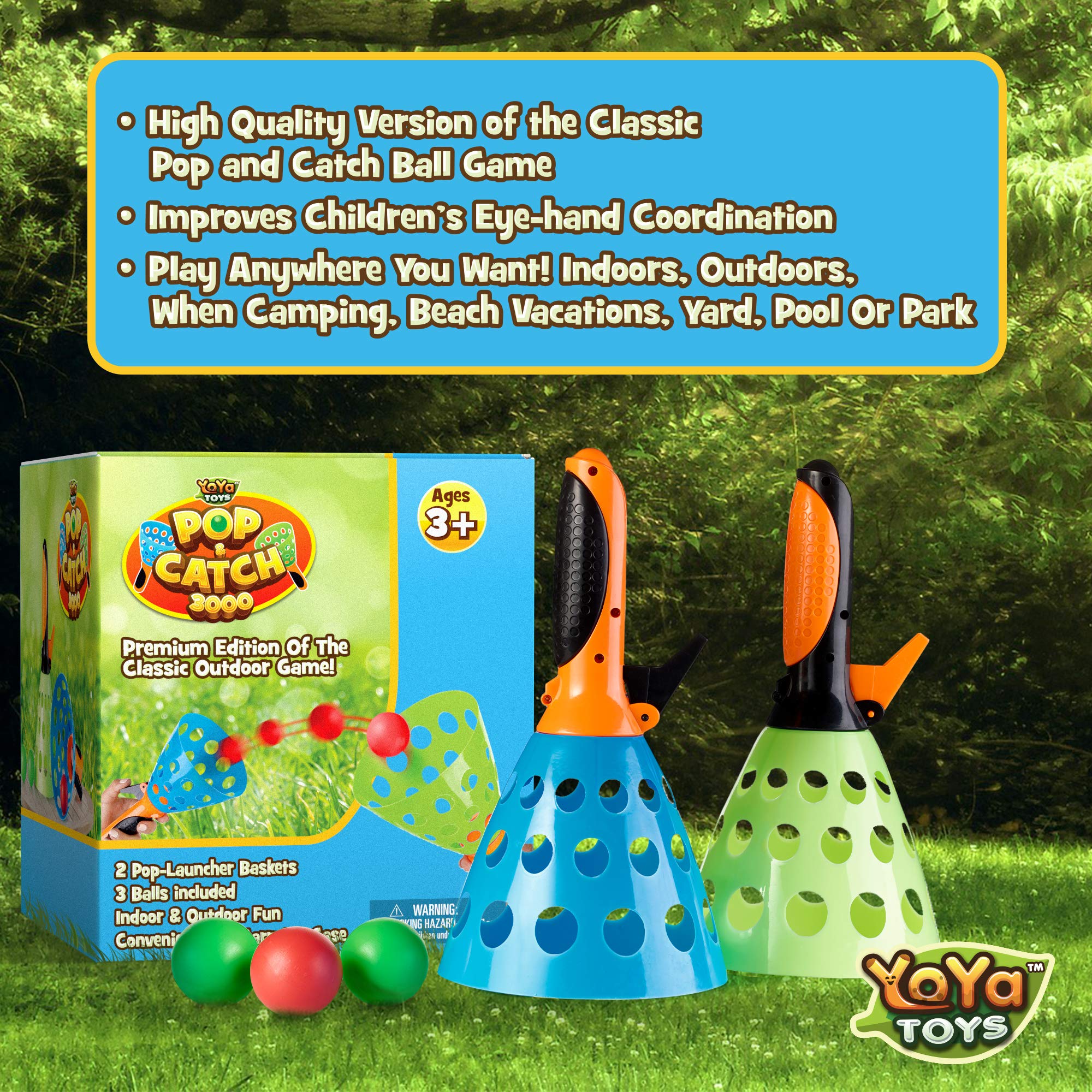YoYa Toys ball carrying bag keeps toys organized for transport.