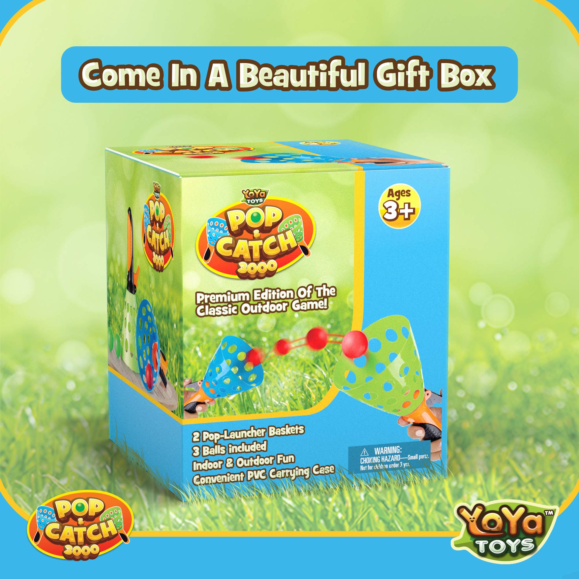 YoYa Toys launcher used indoors or outdoors with waterproof design.