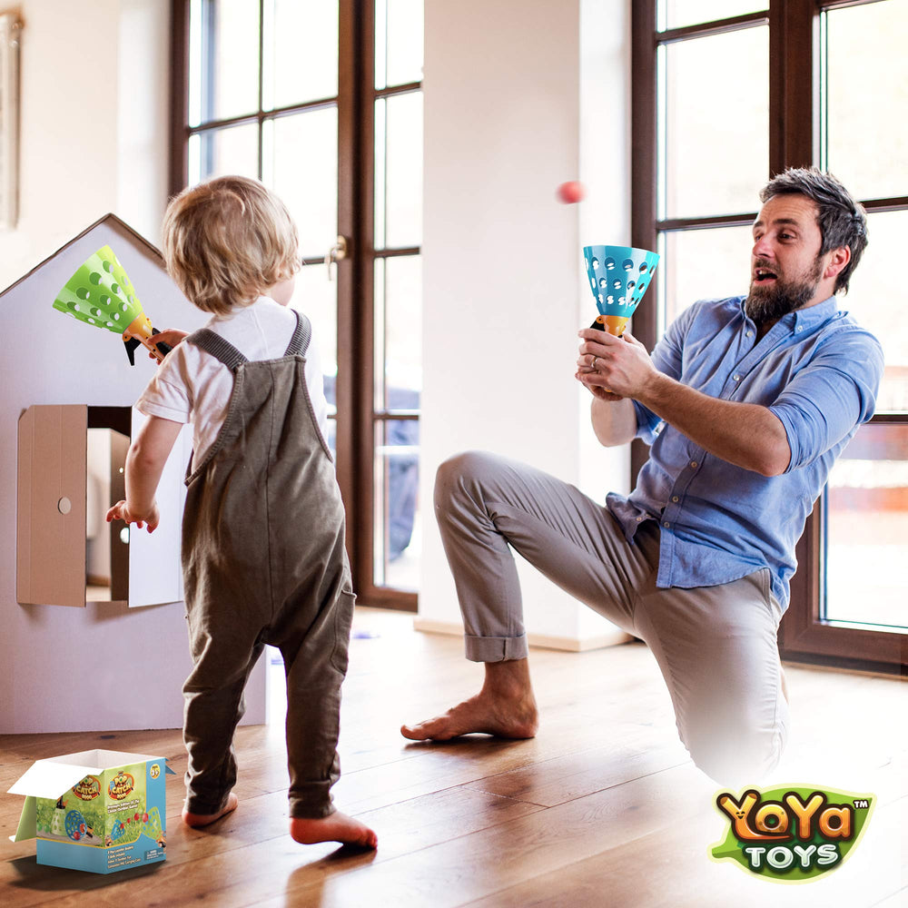 YoYa Toys vibrant set sparks active family interaction and coordination.