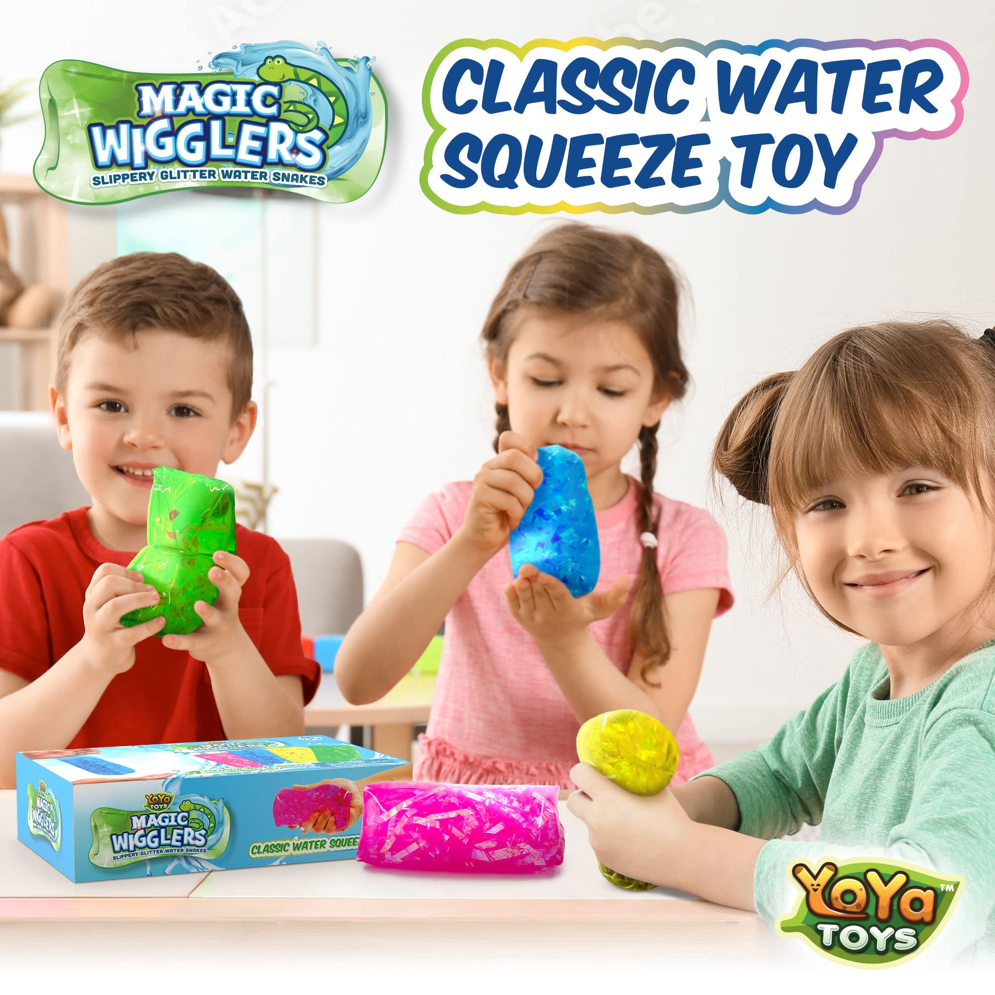 YoYa Toys Water Snake fidget squishy toy supports relaxation and focus during tasks