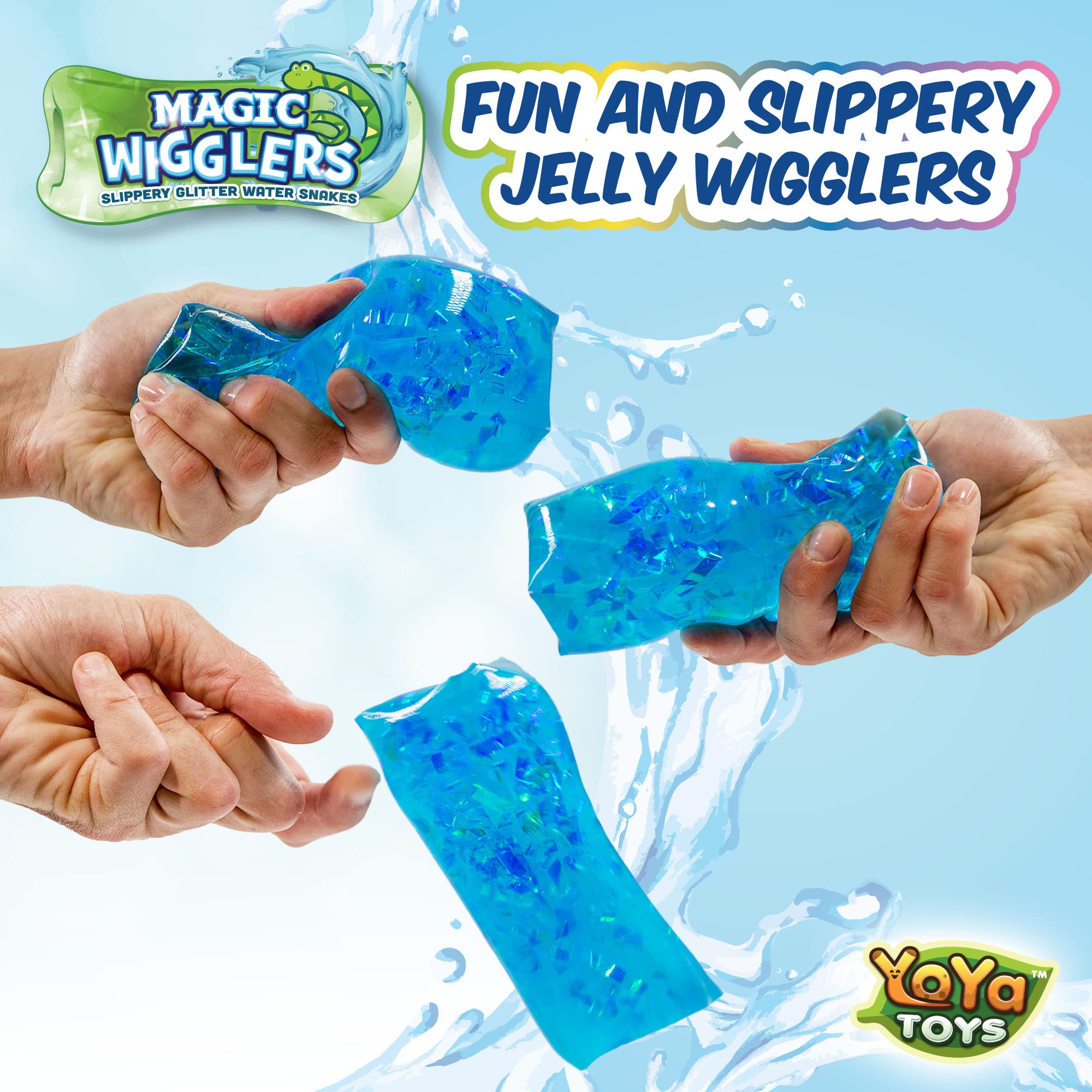 YoYa Toys Water Snake Toy hand squeeze highlighting squishy, safe play for kids