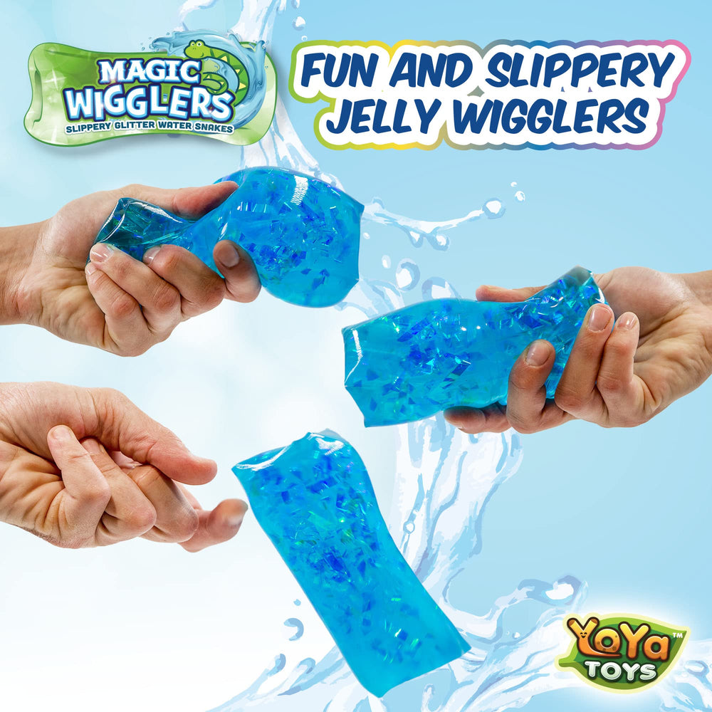 YoYa Toys Water Snake Toy hand squeeze highlighting squishy, safe play for kids