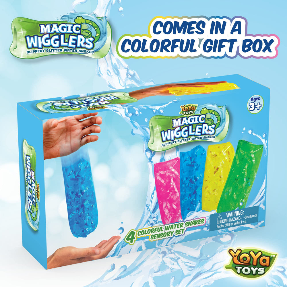 YoYa Toys Water Snake tube texture promotes sensory exploration and fine motor engagement