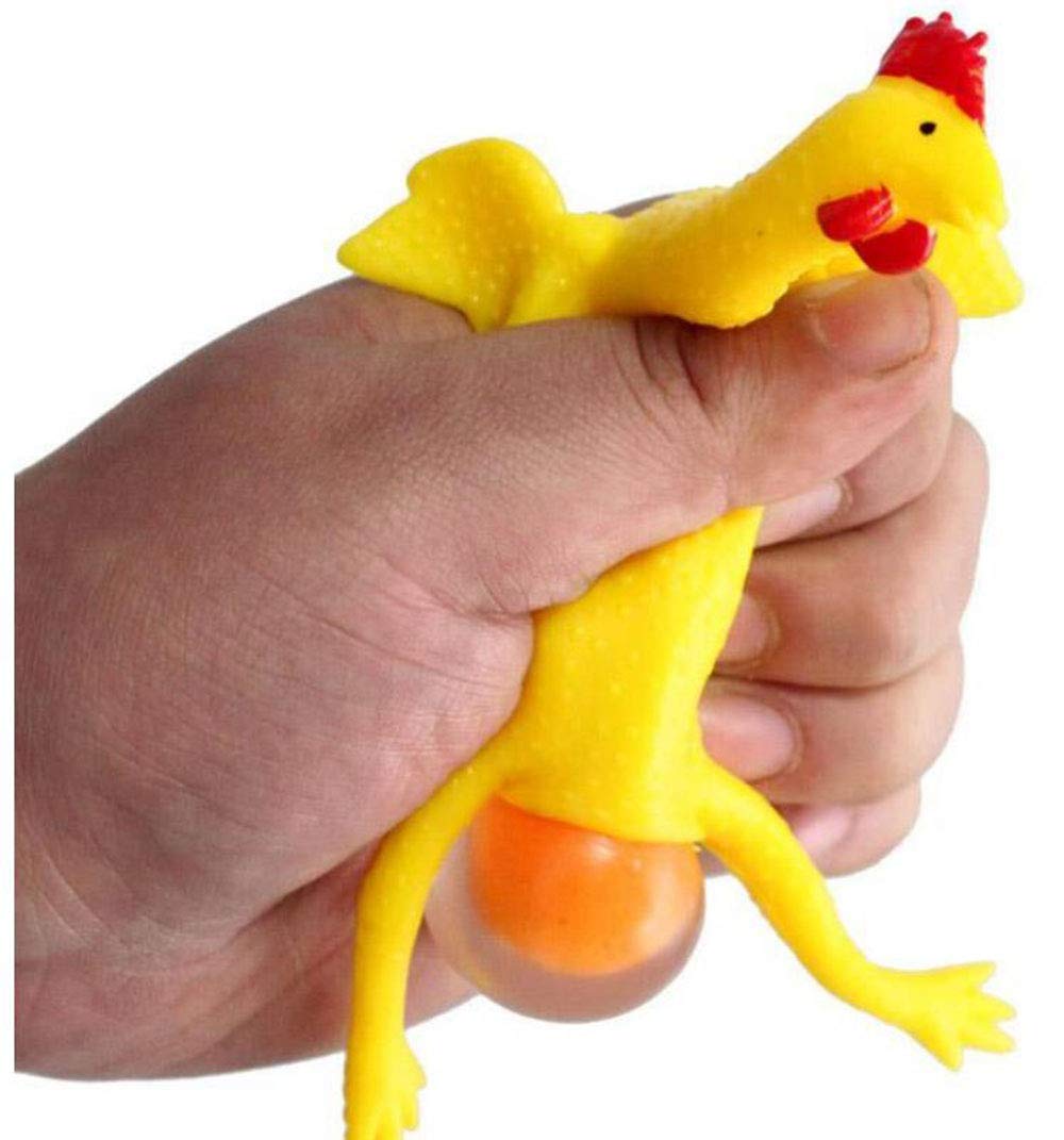 YOYOSTORE squishy chicken shows egg pop for playful tactile release