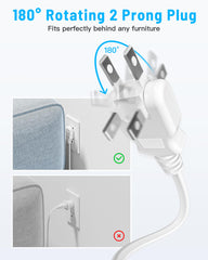 Yozisital six outlets and four USB ports for shared charging