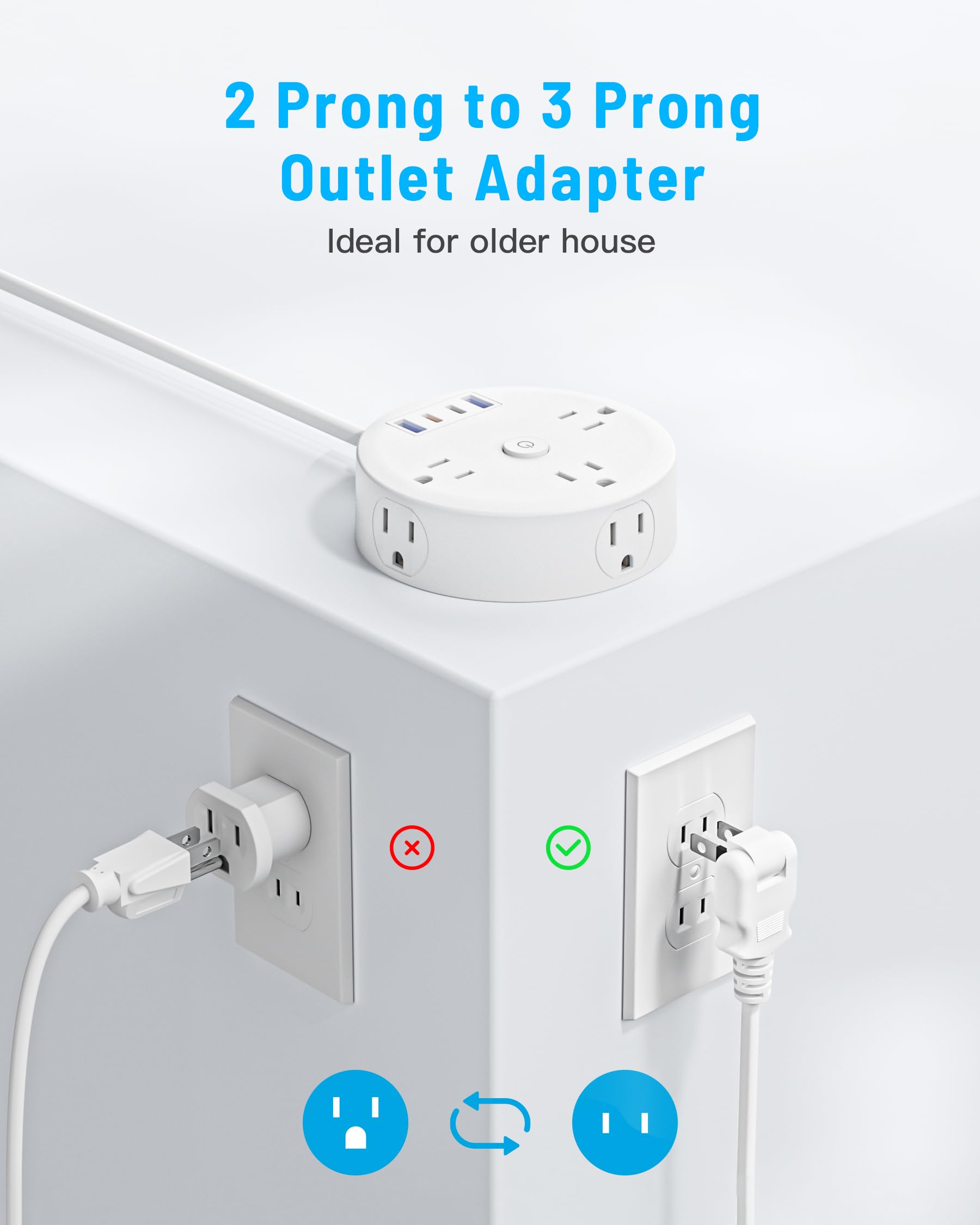 Yozisital USB-C and USB-A ports for versatile devices