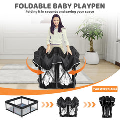 Yozoia Taleco Gear playpen gate design for easy baby containment
