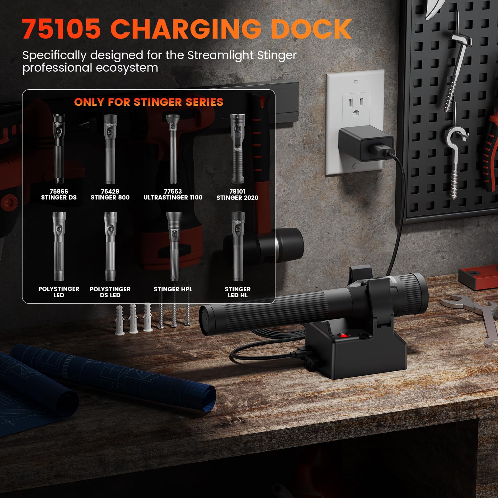 Ypbuziu Stream Light Stinger series charger for reliable power transfer.