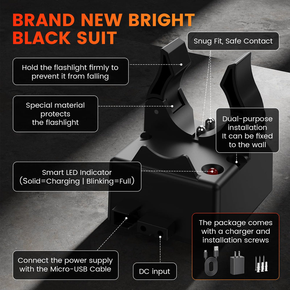 Ypbuziu USB charger base with 5V/2A for fast charging.