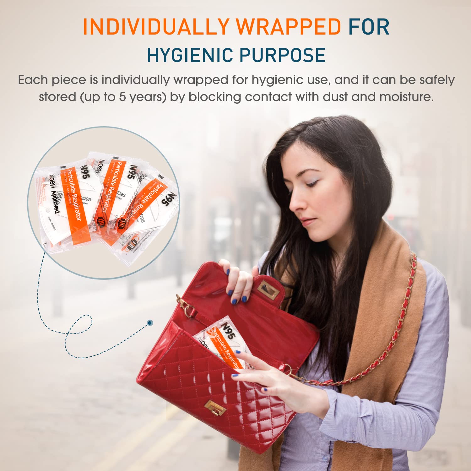 YQ YICHITA N95 mask dual filter layer supports breathability and filtration.
