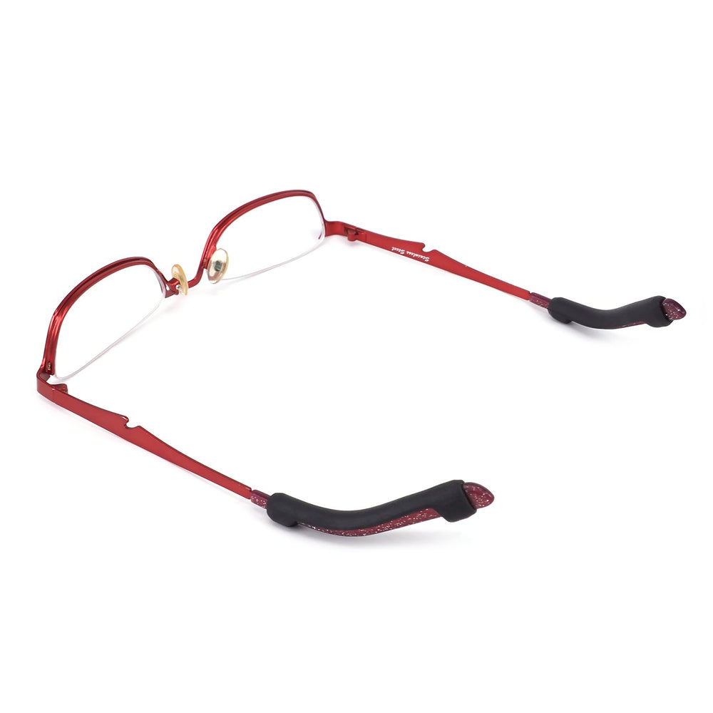 YR black temple tips on glasses for secure fit outdoors