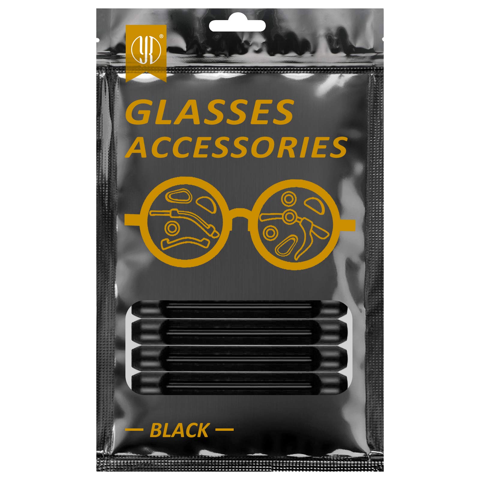 YR holiday-ready packaging with black temple tips