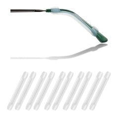 YR soft silicone temple tips provide a comfortable grip for daily wear.