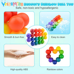Yrissmiss color-sort education toy supports color recognition and fine motor skills.