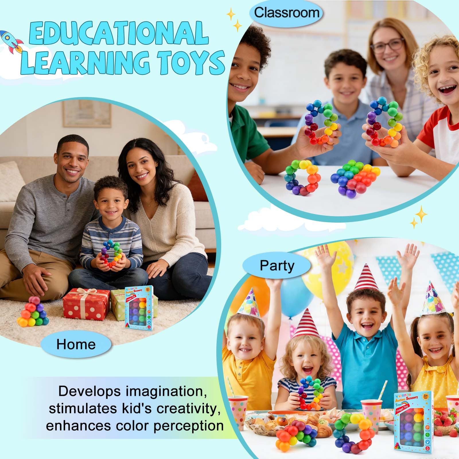 Yrissmiss Easter basket stuffer sensory toy offers autism-friendly sensory exploration.
