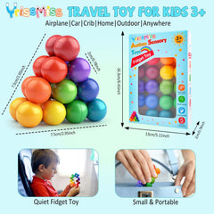 Yrissmiss travel fidget toy keeps kids calm during flights and car rides.