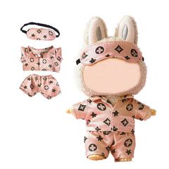 Yrlisfon pink dolls clothes on a 17 cm doll for a stylish daily look