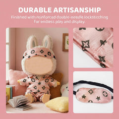 Yrlisfon pink set with reinforced seams for durable doll outfits