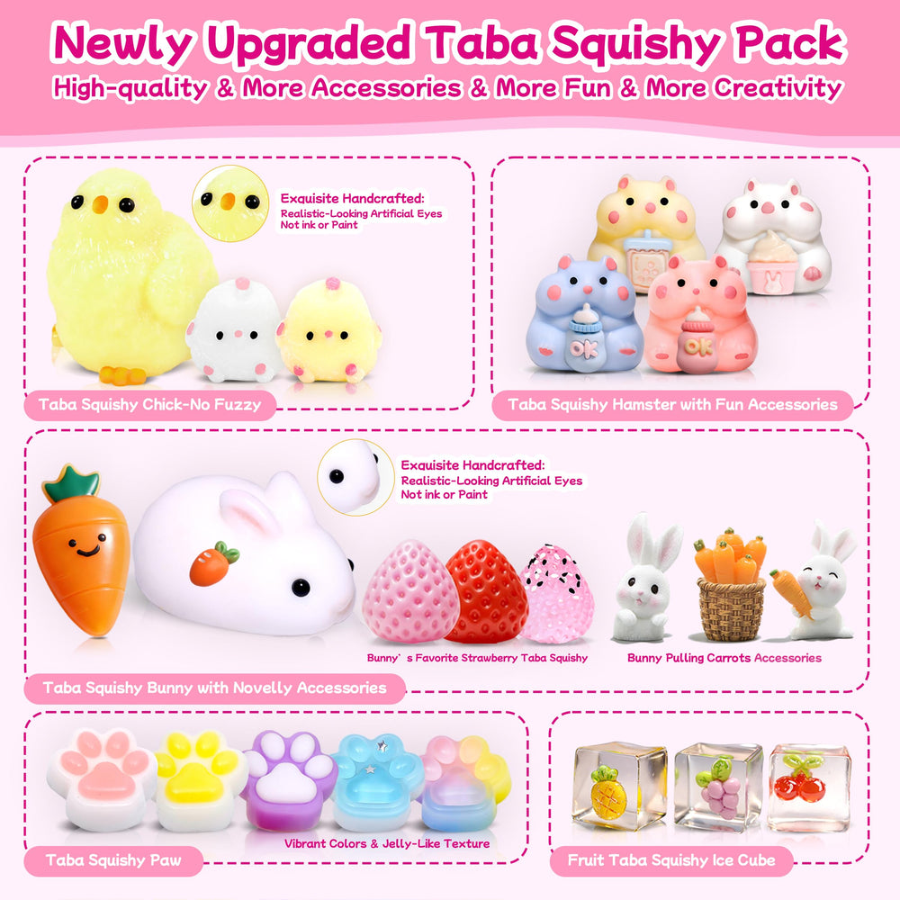 YRSDQueenA bunny squishy close-up highlighting ultra-soft texture for soothing play.