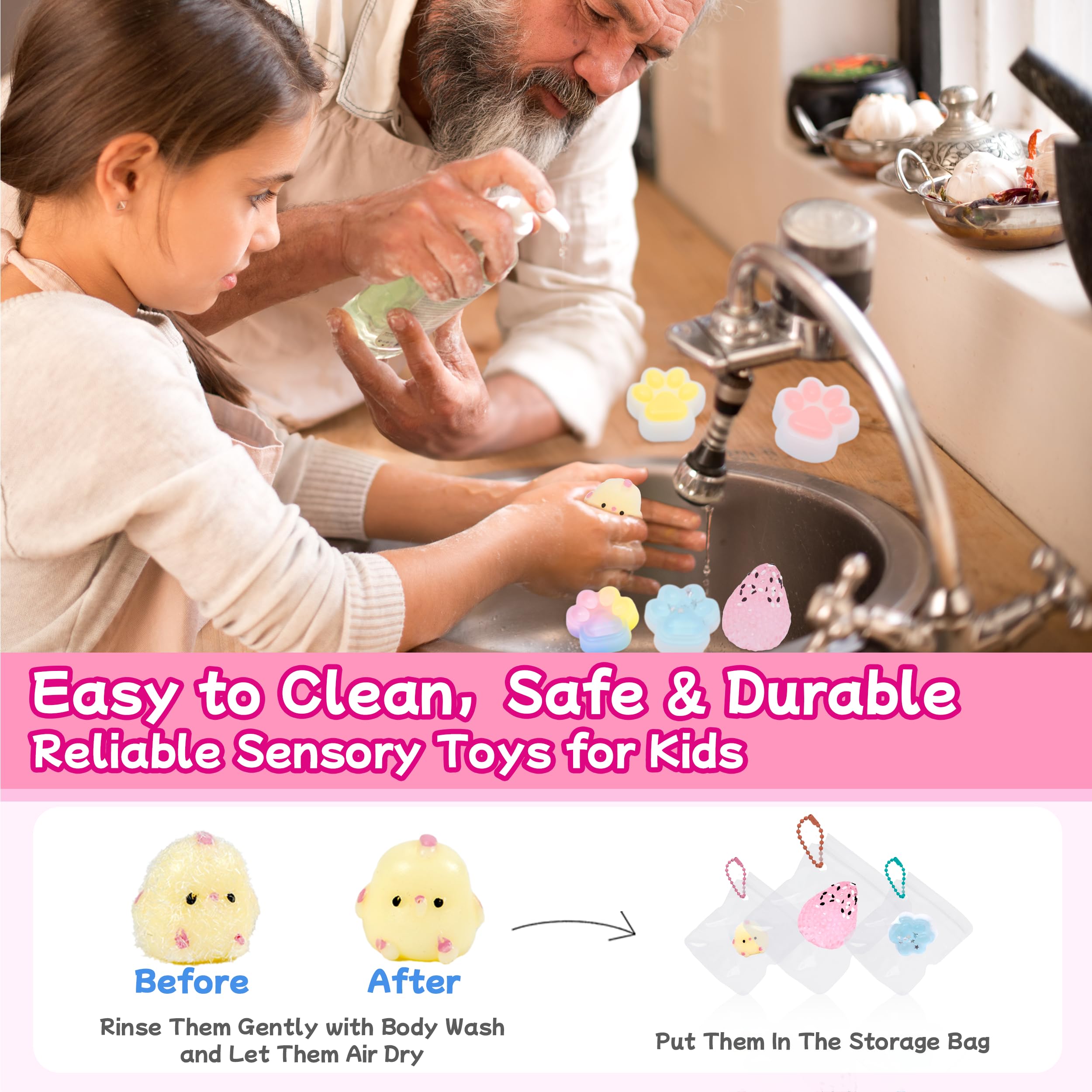 YRSDQueenA Easter Basket Filler concept with colorful taba squishies