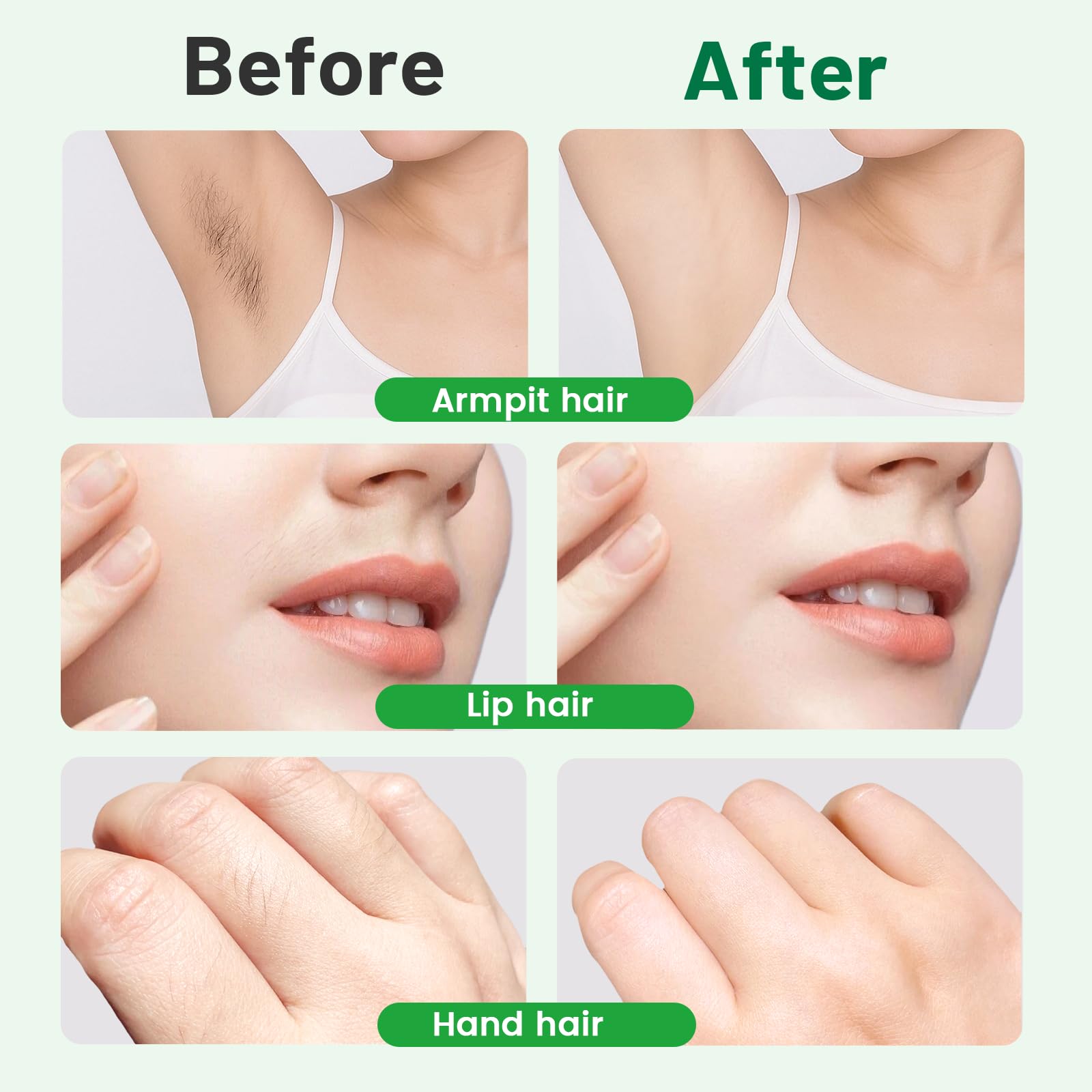 YSCFHSHC arms wax strips for fast touch-ups and maintenance.