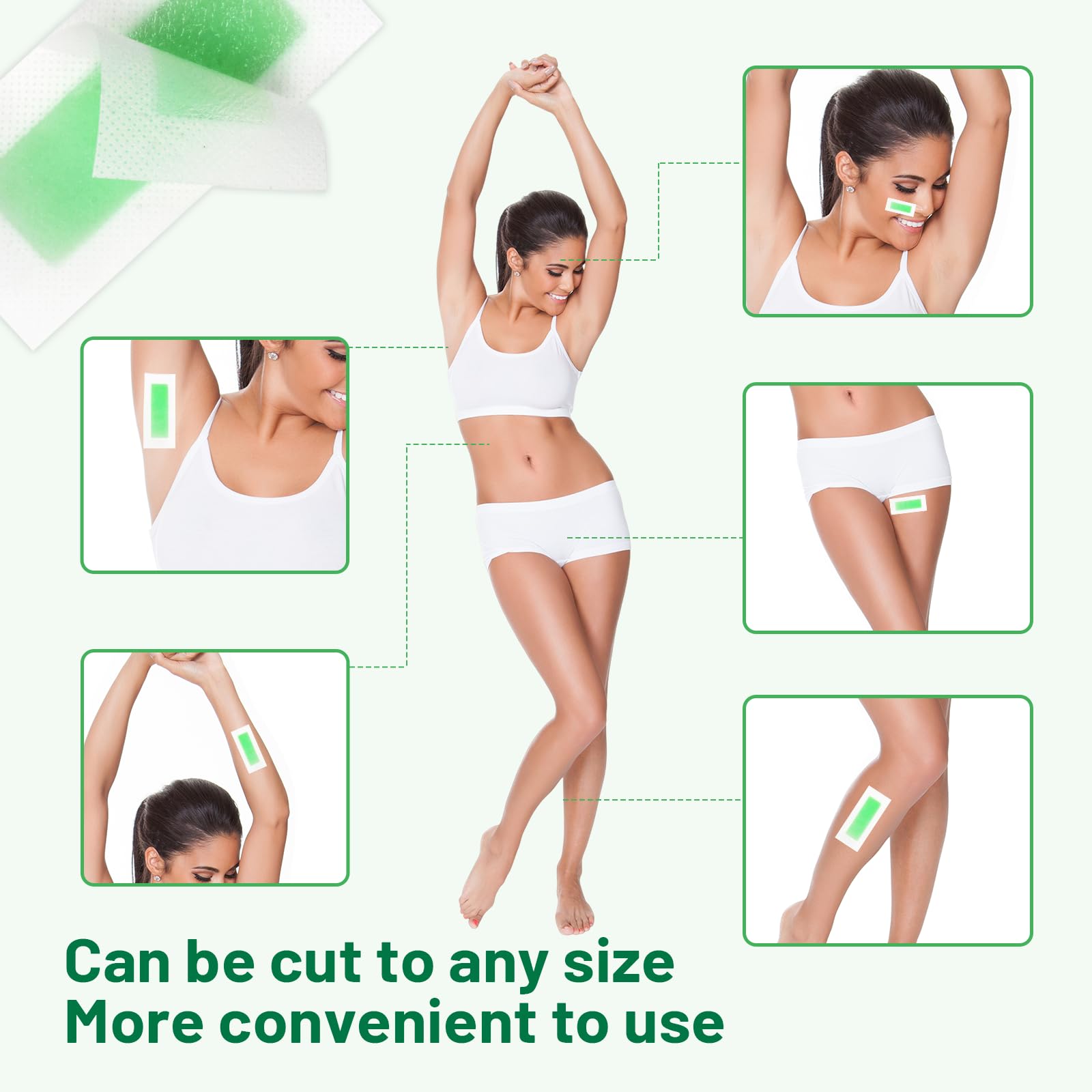 YSCFHSHC legs wax strips for long-lasting smooth skin.