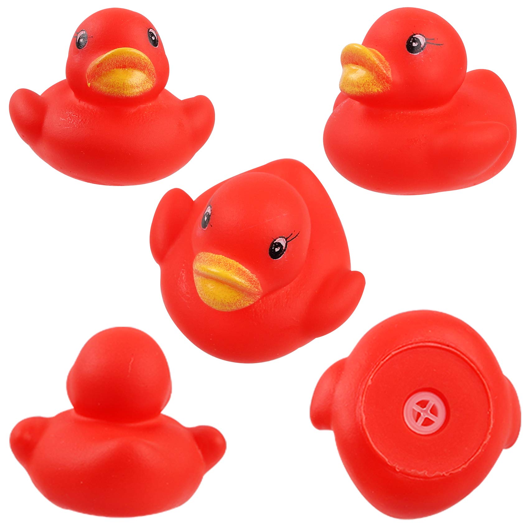 YsesoAi mini rubber ducks for tiny hands during bath time.