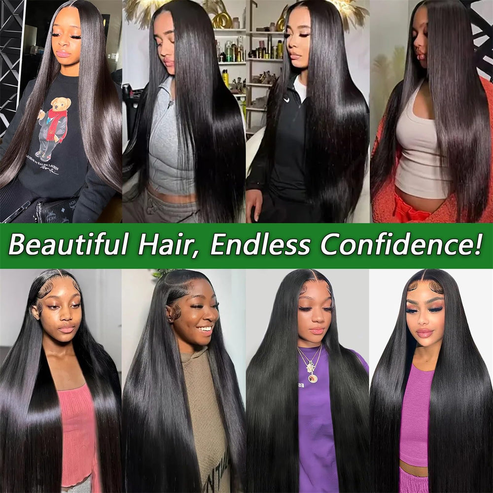Ysivonu double machine weft for strong, less-tangled extensions.
