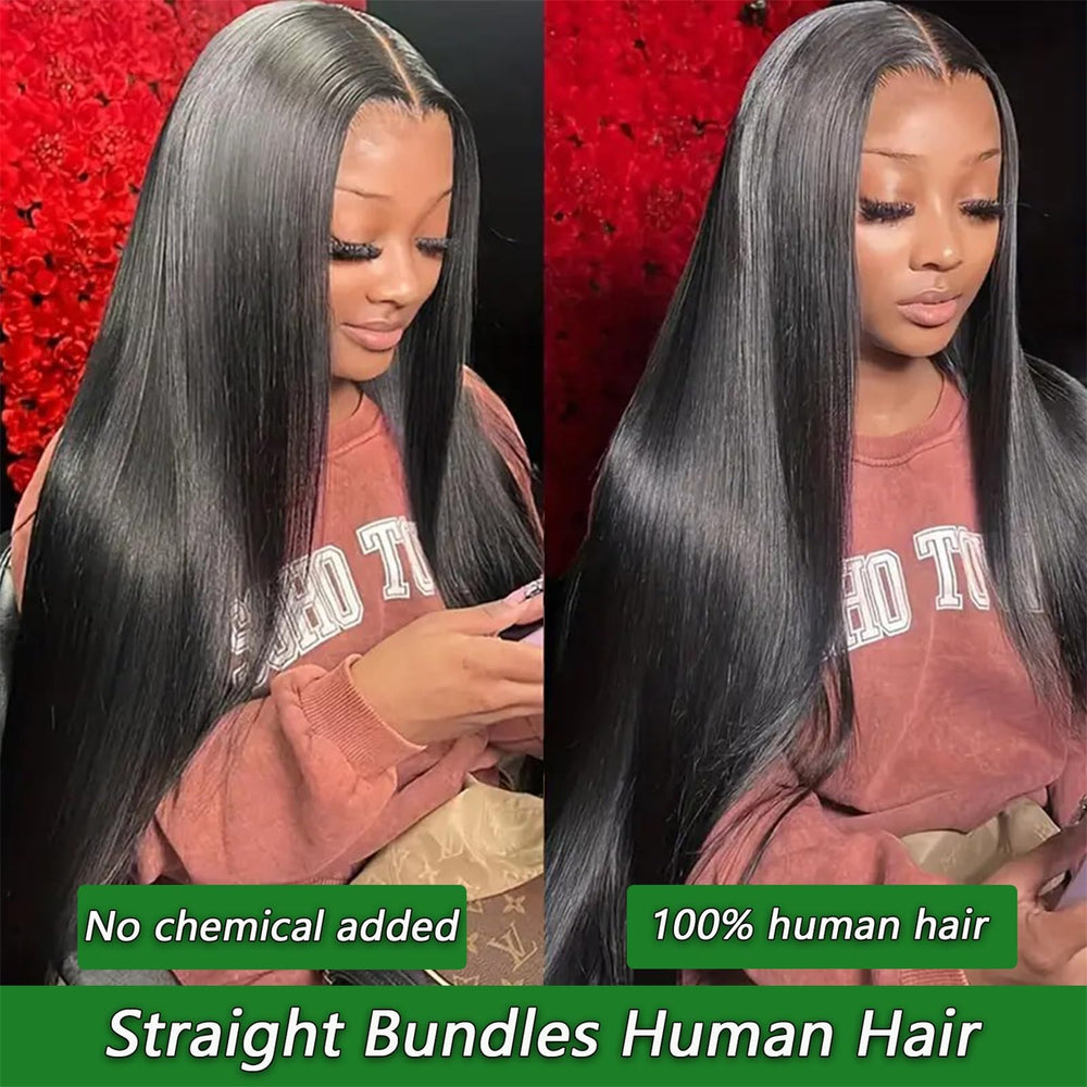 Ysivonu four bundle straight hair pack ready for full coverage.