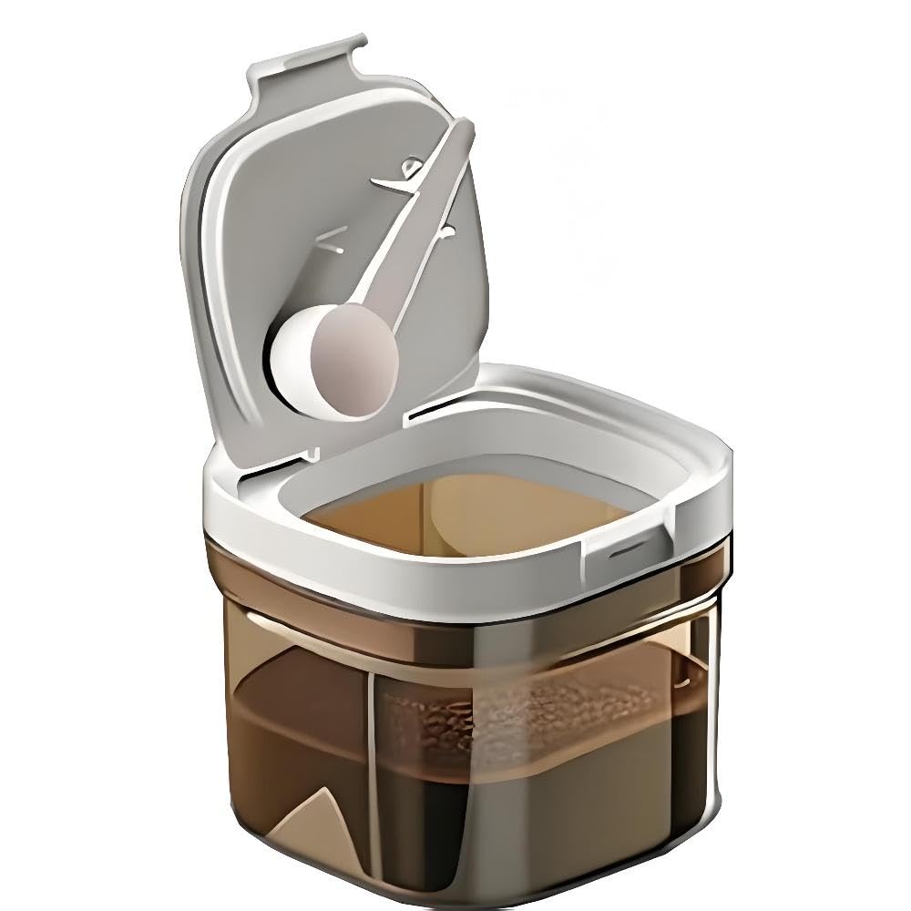 Yszaxnsr airtight coffee canister with locking lid for lasting freshness.