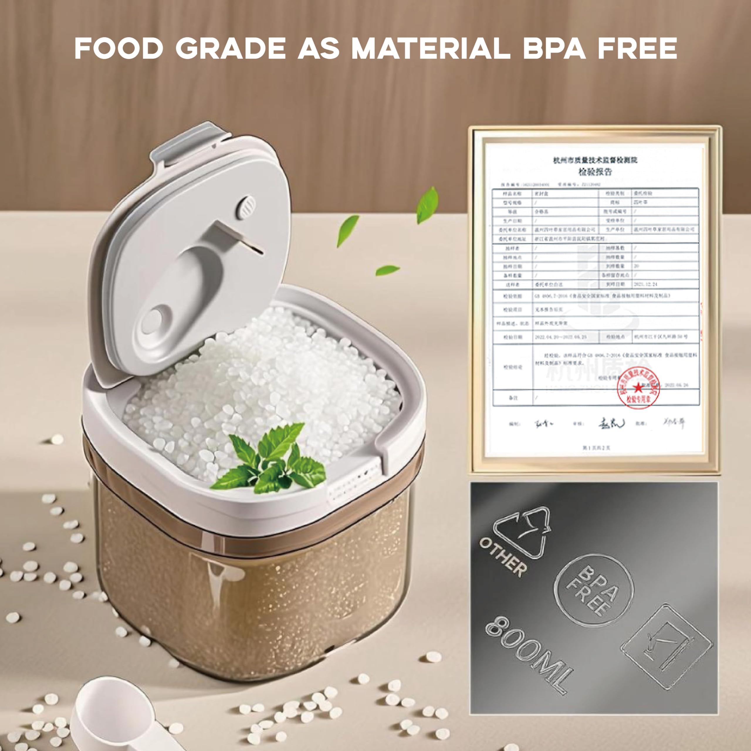 Yszaxnsr multi-functional storage jar for coffee, tea, sugar and more