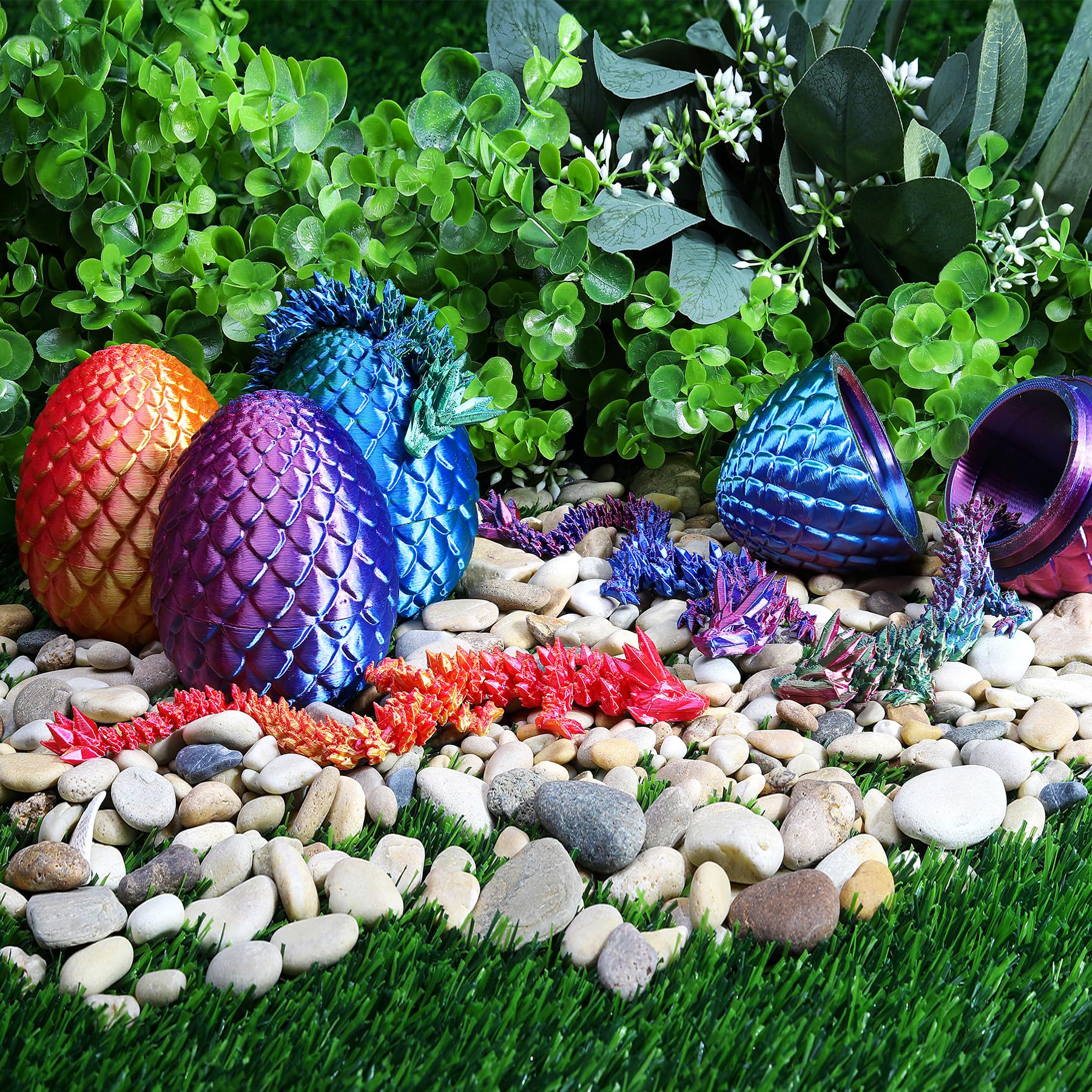 YTRXYLKL indoor-outdoor decor dragon egg adds whimsy to any space.