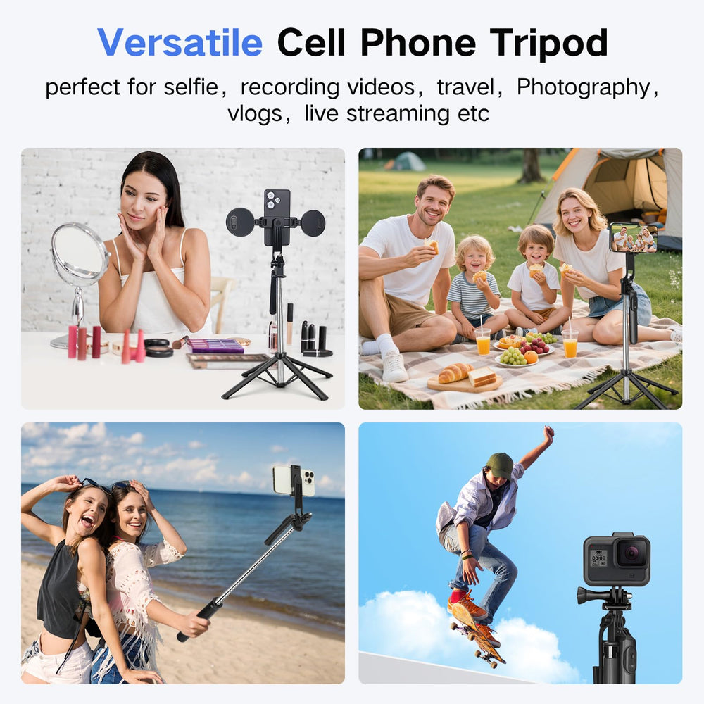 YUANRAN iPhone and Android compatible clamp fits most phones securely