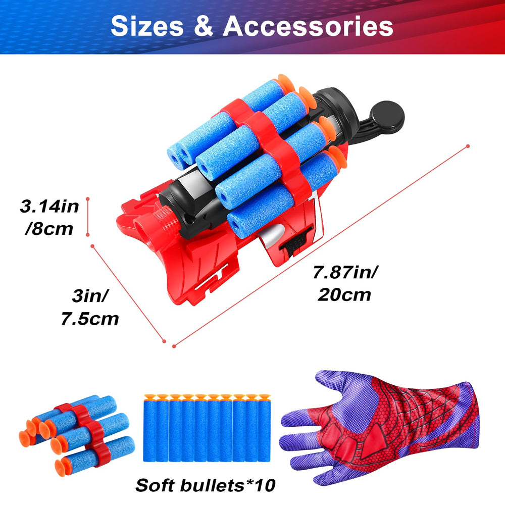 YUCCKYOU spider soft bullet launcher in action offers reusable fun.