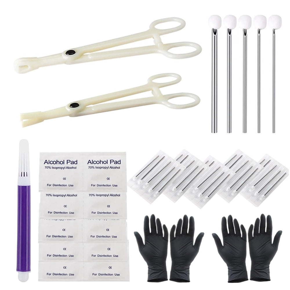 Yuelong body piercing kit contents for a complete starter setup