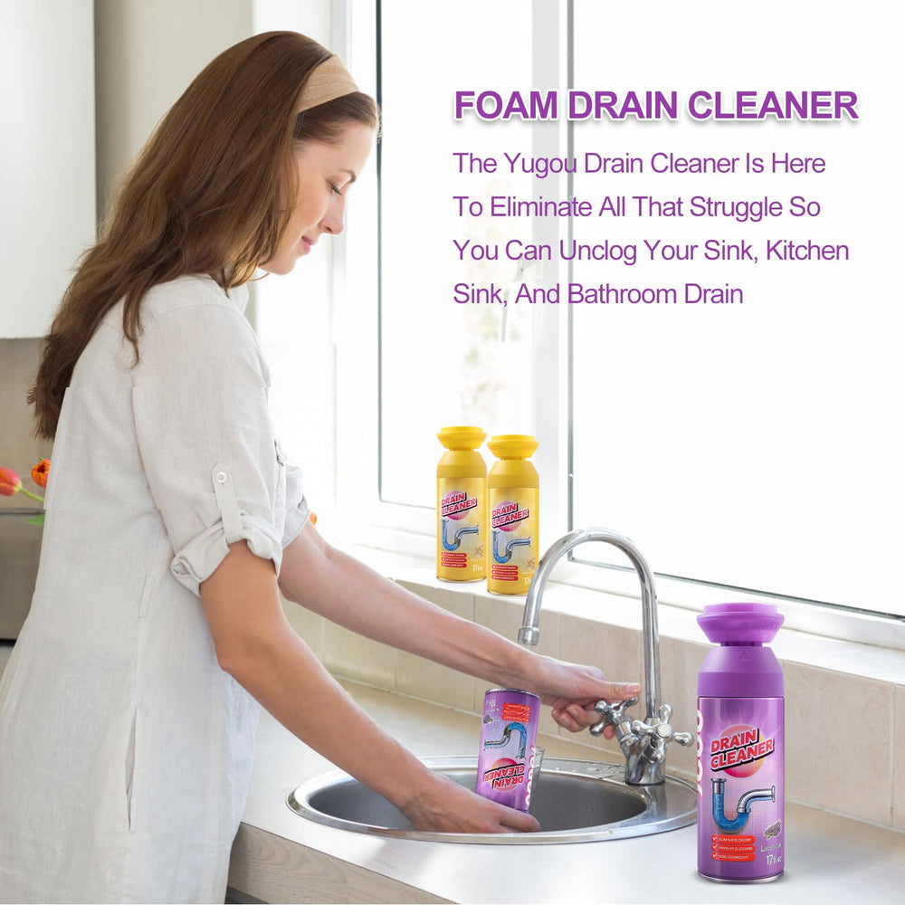 Yugou gentle safety formula protects pipes while removing buildup.