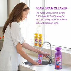 Yugou gentle safety formula protects pipes while removing buildup.