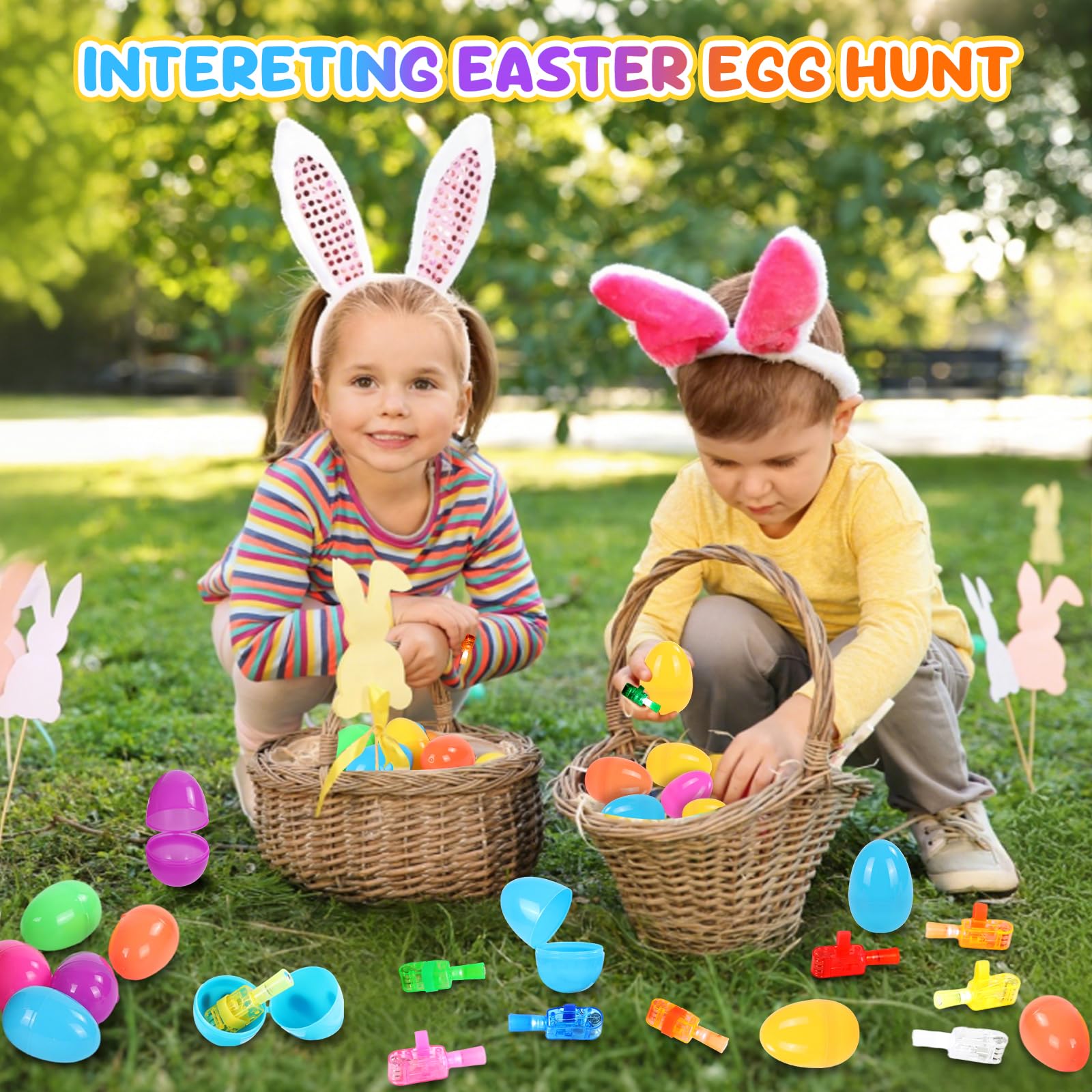 YUGYNNSI kids night hunt glow showing easy to spot accessories