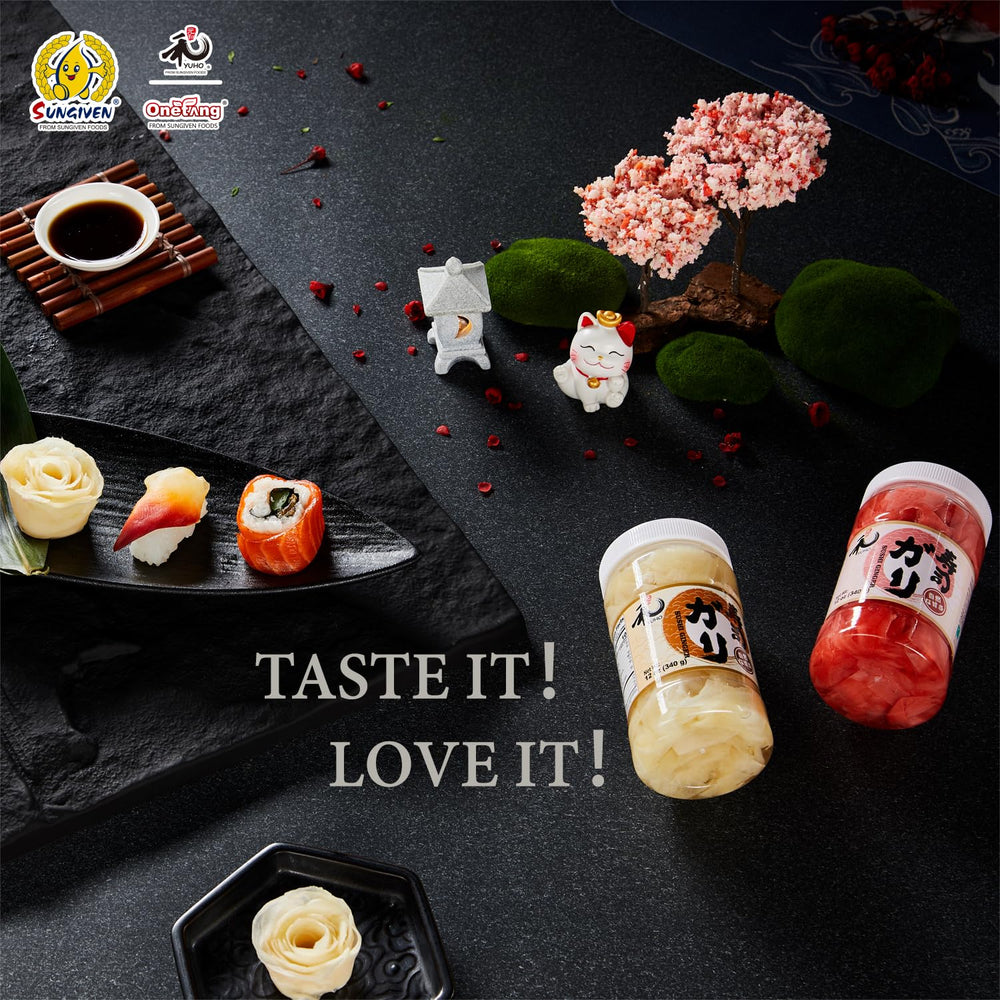 YUHO packaging highlights natural ingredients and kosher, low-calorie appeal.