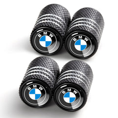 YUIQIEUY black aluminum tire valve cap set enhances style and protection