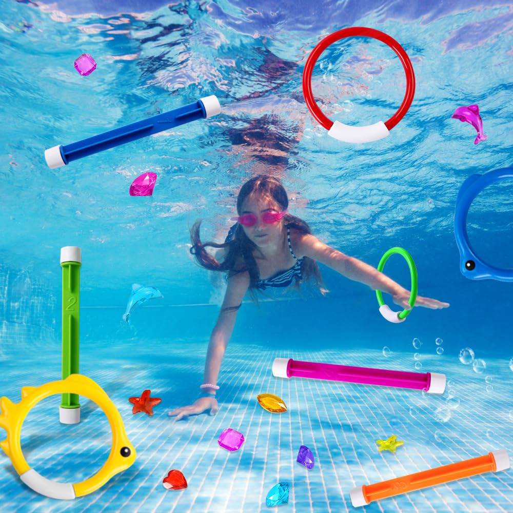 YUJUN diving gems in assorted colors spark underwater treasure hunts.