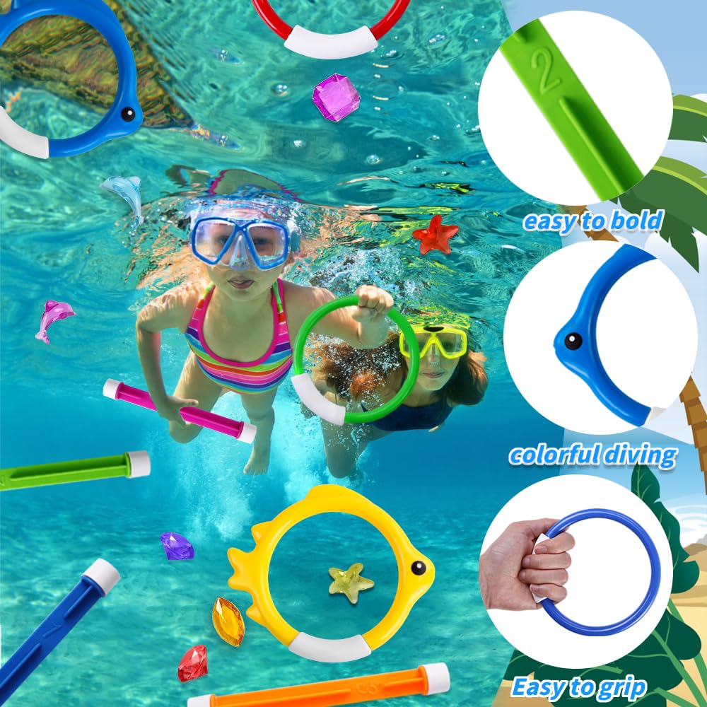 YUJUN pool rings designed for high visibility in water.